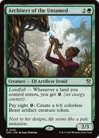 Architect of the Untamed - Commander: Aetherdrift - Magic: The Gathering card