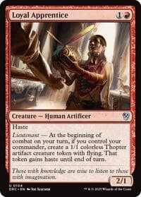 Loyal Apprentice - Commander: Aetherdrift - Magic: The Gathering card