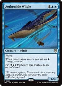 Aethertide Whale - Commander: Aetherdrift - Magic: The Gathering card
