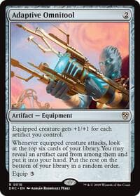 Adaptive Omnitool - Commander: Aetherdrift - Magic: The Gathering card