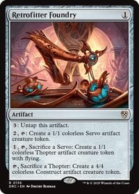 Retrofitter Foundry - Commander: Aetherdrift - Magic: The Gathering card