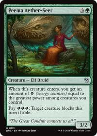 Peema Aether-Seer - Commander: Aetherdrift - Magic: The Gathering card