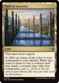 Path of Ancestry (0166) - Commander: Aetherdrift - Magic: The Gathering card