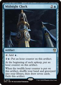 Midnight Clock - Commander: Aetherdrift - Magic: The Gathering card