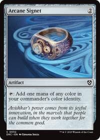 Arcane Signet (0052) - Commander: Aetherdrift - Magic: The Gathering card