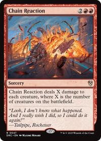 Chain Reaction - Commander: Aetherdrift - Magic: The Gathering card