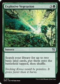 Explosive Vegetation - Commander: Aetherdrift - Magic: The Gathering card