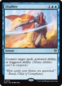 Disallow - Commander: Aetherdrift - Magic: The Gathering card