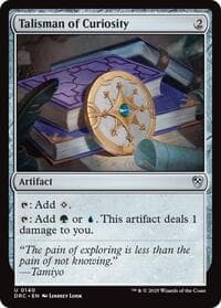 Talisman of Curiosity - Commander: Aetherdrift - Magic: The Gathering card
