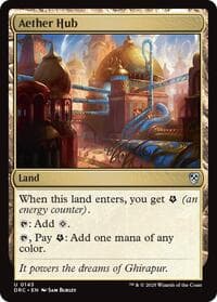 Aether Hub - Commander: Aetherdrift - Magic: The Gathering card