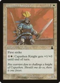 Capashen Knight - Urza's Destiny - Magic: The Gathering card