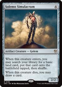 Solemn Simulacrum - Commander: Aetherdrift - Magic: The Gathering card