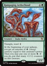 Rampaging Aetherhood - Commander: Aetherdrift - Magic: The Gathering card