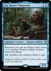 Sai, Master Thopterist - Commander: Aetherdrift - Magic: The Gathering card