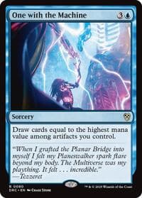 One with the Machine - Commander: Aetherdrift - Magic: The Gathering card