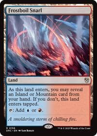 Frostboil Snarl - Commander: Aetherdrift - Magic: The Gathering card