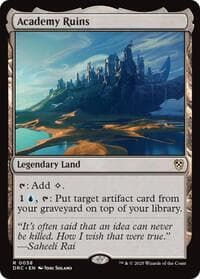 Academy Ruins - Commander: Aetherdrift - Magic: The Gathering card