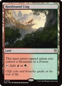 Rootbound Crag - Commander: Aetherdrift - Magic: The Gathering card