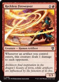 Reckless Fireweaver - Commander: Aetherdrift - Magic: The Gathering card