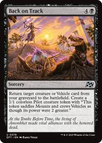 Back on Track - Aetherdrift - Magic: The Gathering card