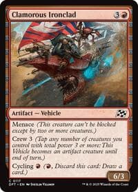 Clamorous Ironclad - Aetherdrift - Magic: The Gathering card