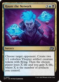 Haunt the Network - Aetherdrift - Magic: The Gathering card
