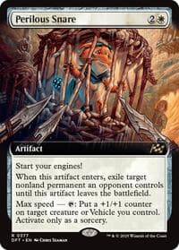 Perilous Snare (Extended Art) - Aetherdrift - Magic: The Gathering card
