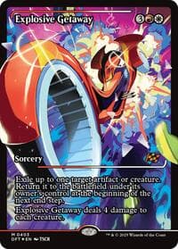 Explosive Getaway (Showcase) - Aetherdrift - Magic: The Gathering card