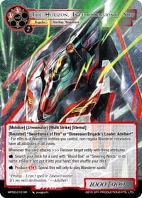 The Horizon, Interdimensional Ship - Masterpiece Collection 02 "Fates Reunited!" - Force of Will card