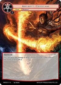 Adelbert's Crossflame - Masterpiece Collection 02 "Fates Reunited!" - Force of Will card