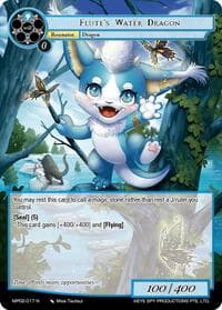 Flute's Water Dragon - Masterpiece Collection 02 "Fates Reunited!" - Force of Will card