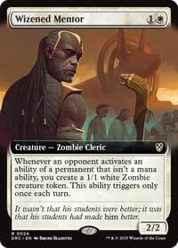 Wizened Mentor (Extended Art) - Commander: Aetherdrift - Magic: The Gathering card