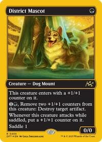 District Mascot (First-Place Foil) - Aetherdrift - Magic: The Gathering card