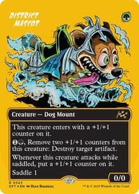 District Mascot (Borderless) (First-Place Foil) - Aetherdrift - Magic: The Gathering card