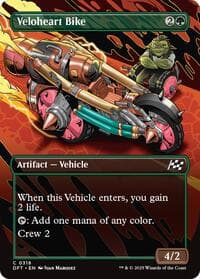Veloheart Bike (Borderless) - Aetherdrift - Magic: The Gathering card