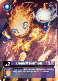 DemiMeramon - BT20-006 (Release Special Booster 2.5: Box Promotion Pack) - Release Special Booster 2.5 - Digimon Card Game card