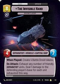 The Invisible Hand - Imposing Flagship - Organized Play Promos - Star Wars: Unlimited card