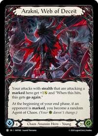 Arakni, Web of Deceit // Fang - The Hunted - Flesh and Blood TCG card