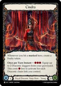 Cindra // Fang - The Hunted - Flesh and Blood TCG card