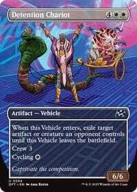 Detention Chariot (Borderless) - Aetherdrift - Magic: The Gathering card