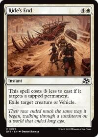 Ride's End - Aetherdrift - Magic: The Gathering card