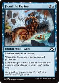 Flood the Engine - Aetherdrift - Magic: The Gathering card