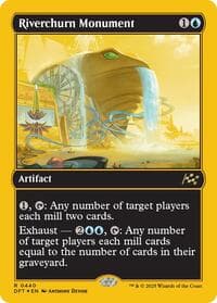 Riverchurn Monument (First-Place Foil) - Aetherdrift - Magic: The Gathering card