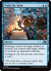 Trade the Helm - Aetherdrift - Magic: The Gathering card