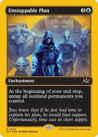 Unstoppable Plan (First-Place Foil) - Aetherdrift - Magic: The Gathering card