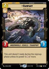 Rampart - Enjoy the Exit - Jump to Lightspeed - Star Wars: Unlimited card