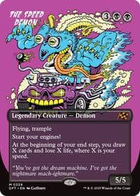 The Speed Demon (Borderless) - Aetherdrift - Magic: The Gathering card