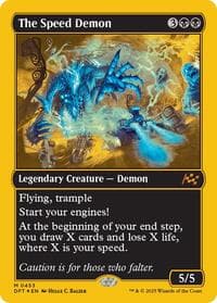 The Speed Demon (First-Place Foil) - Aetherdrift - Magic: The Gathering card