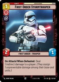 First Order Stormtrooper - Jump to Lightspeed - Star Wars: Unlimited card