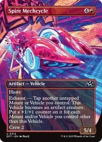 Spire Mechcycle (Borderless) - Aetherdrift - Magic: The Gathering card